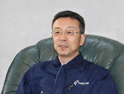 代表取締役社長 海老名忠 代表取締役社長 海老名忠