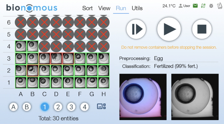 EggSorterのデータ管理画面